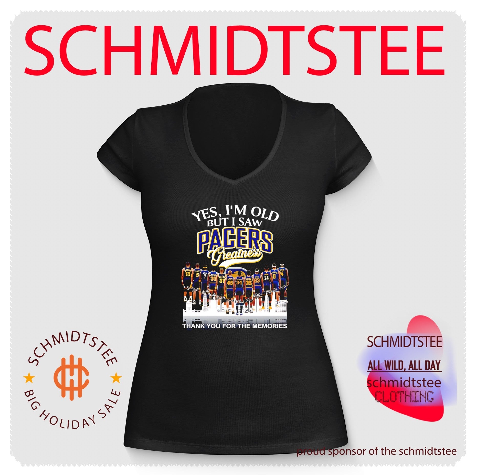 Yes I’m old but I saw Indiana Pacers greatness thank you for the memories shirt
