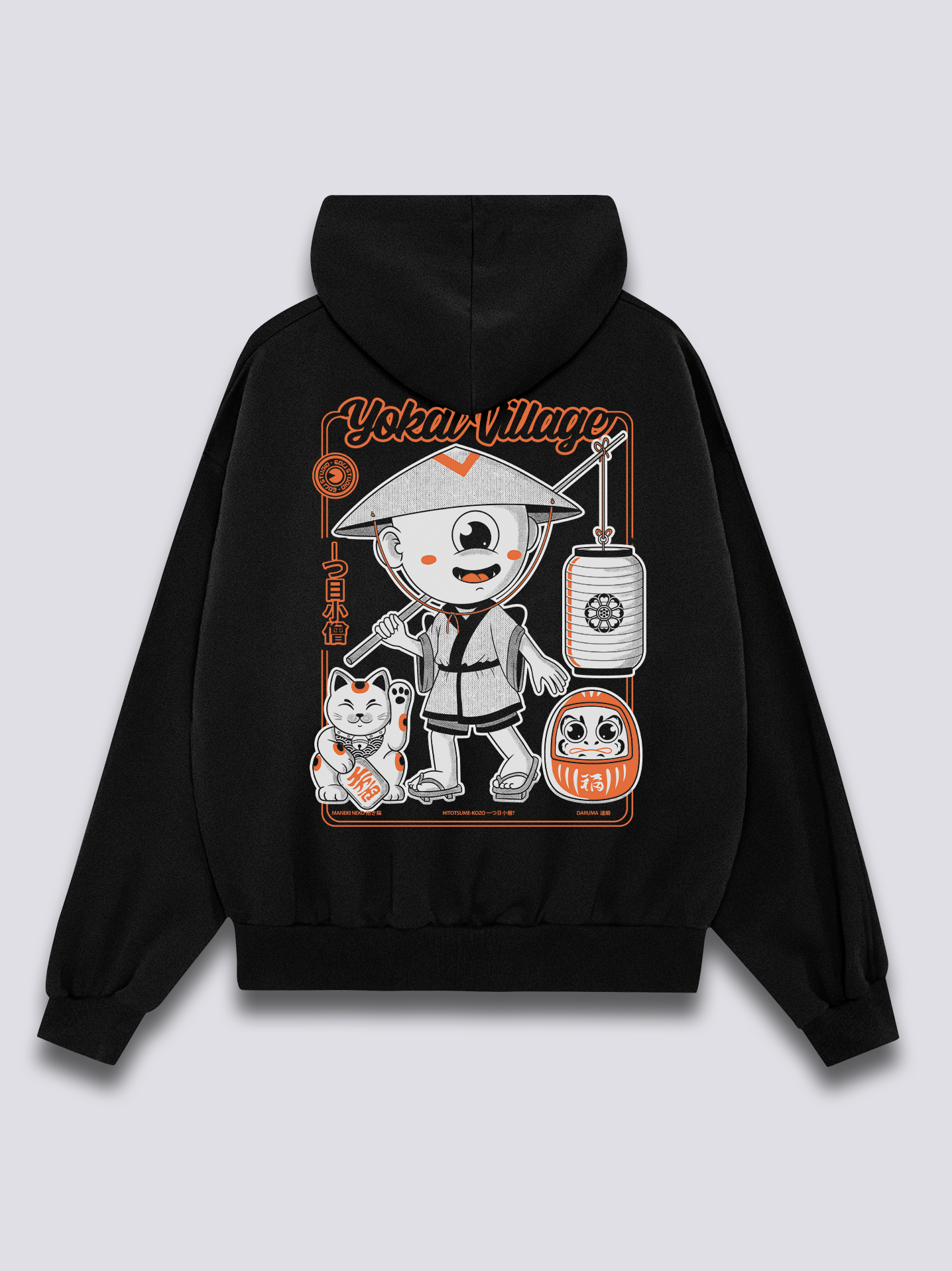 Yokai Village Hoodie T-Shirts, Sweatshirt | CoreVibeTees.com (Image 3)