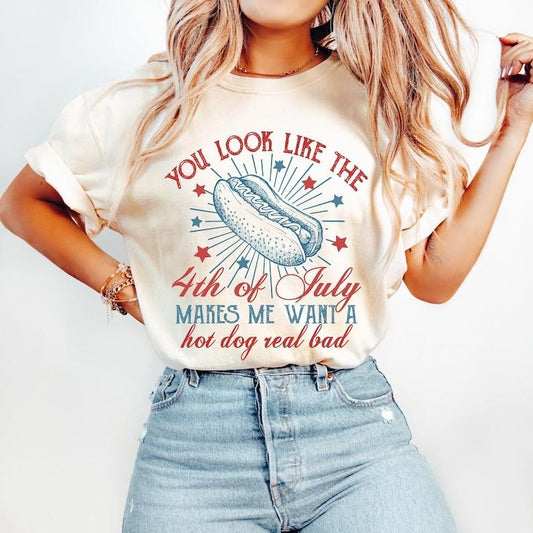 You Look Like the 4th of July Shirt, Retro 4th of July T-Shirt, Independence Day, Vintage America Graphic Tee, Unisex Shirt  T-shirt, sweater and Hoodie
