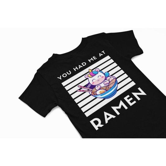 You had me at Ramen, Cute kawaii t shirt, unicorn Tee shirt, Japanese vacation T shirt gift, quirky food humour t shirt, Unicorn Lover Gift Made in USA