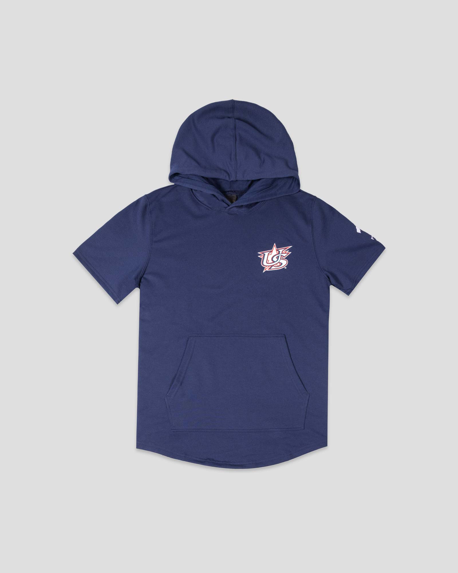 Short Sleeve Youth Hoodie (Navy) - Baseballism x USA Baseball T-Shirts, Sweatshirt | CoreVibeTees.com (Image 1)