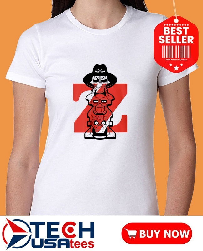 Z Robots Raglan shirt