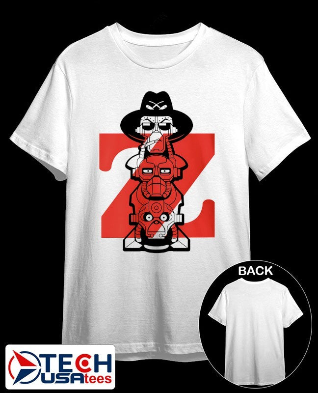 Z Robots Raglan shirt