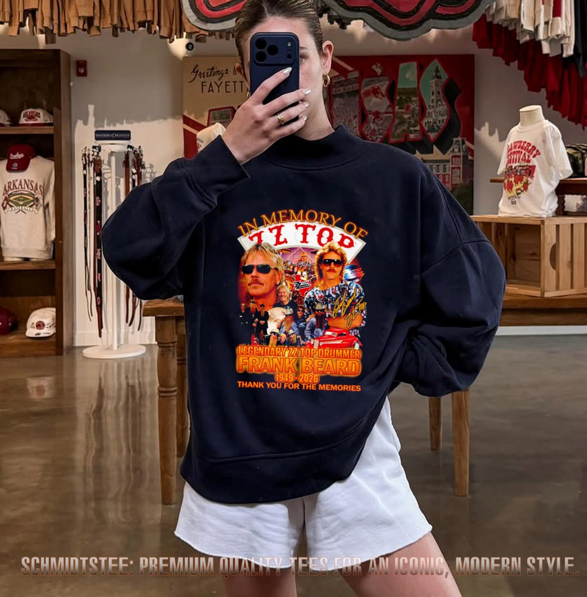 ZZ Top 57 Legendary ZZ Top Drummer Freank Beard 1949 2026 thank you shirt