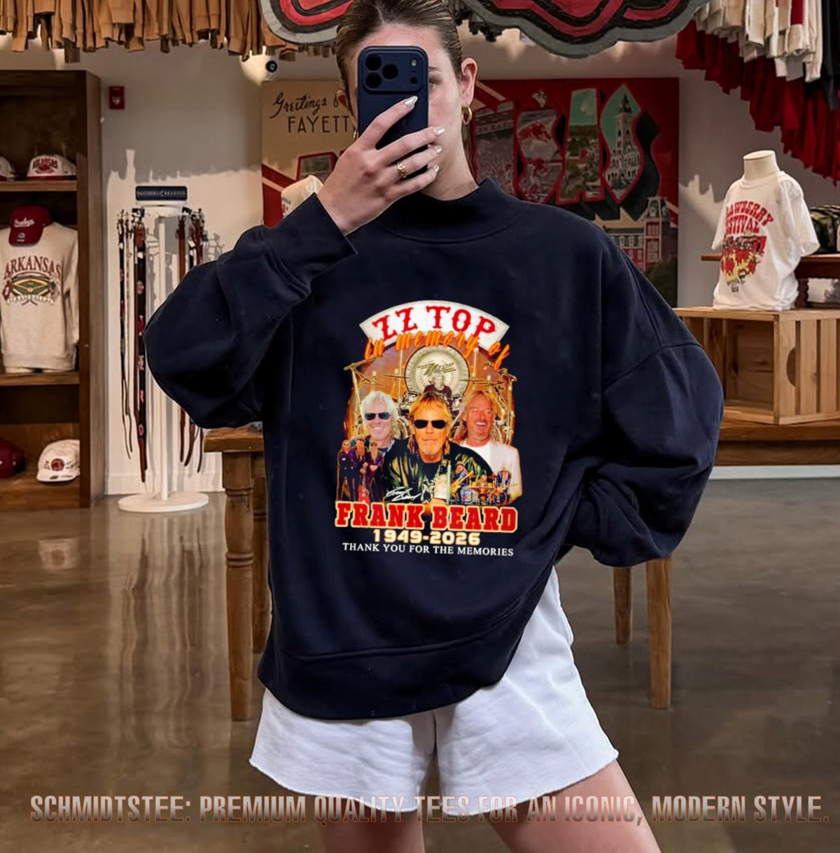 ZZ Top In Memory Of Frank Beard 1949-2026 Thank You For The Memories shirt