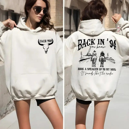 Zachh Inspired Top Lyric Hoodie, Country Music Fans Outfit, Tour Concert Hoodie, Unisex Long Sleeve Pullover Hoodie Womenswear Sweaters
