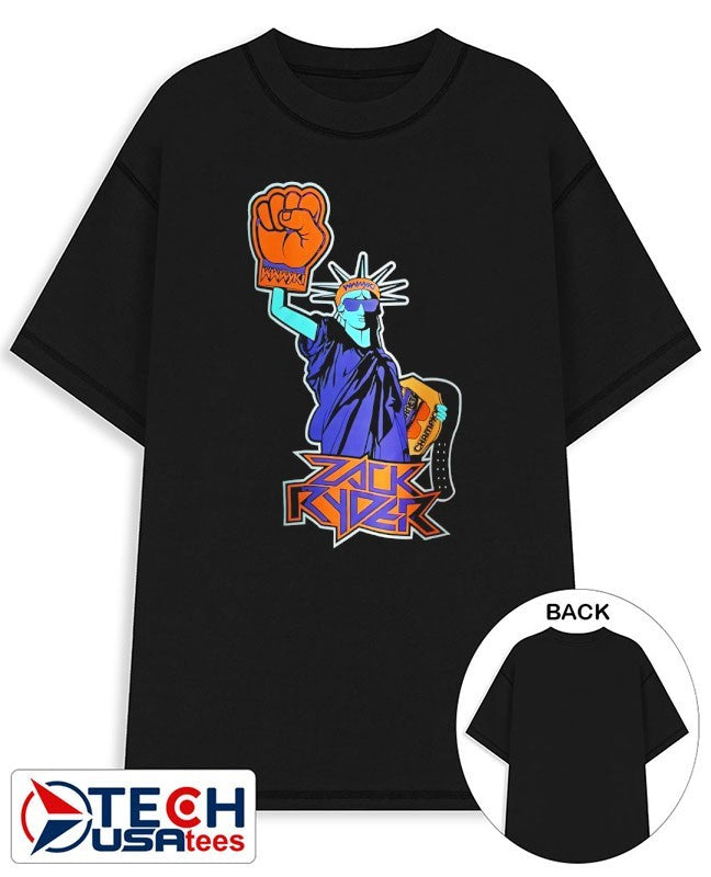 Zack Ryder Statue of Liberty fight hand shirt