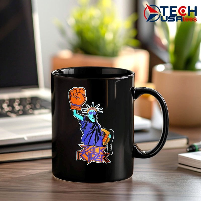 Zack Ryder Statue of Liberty fight hand shirt