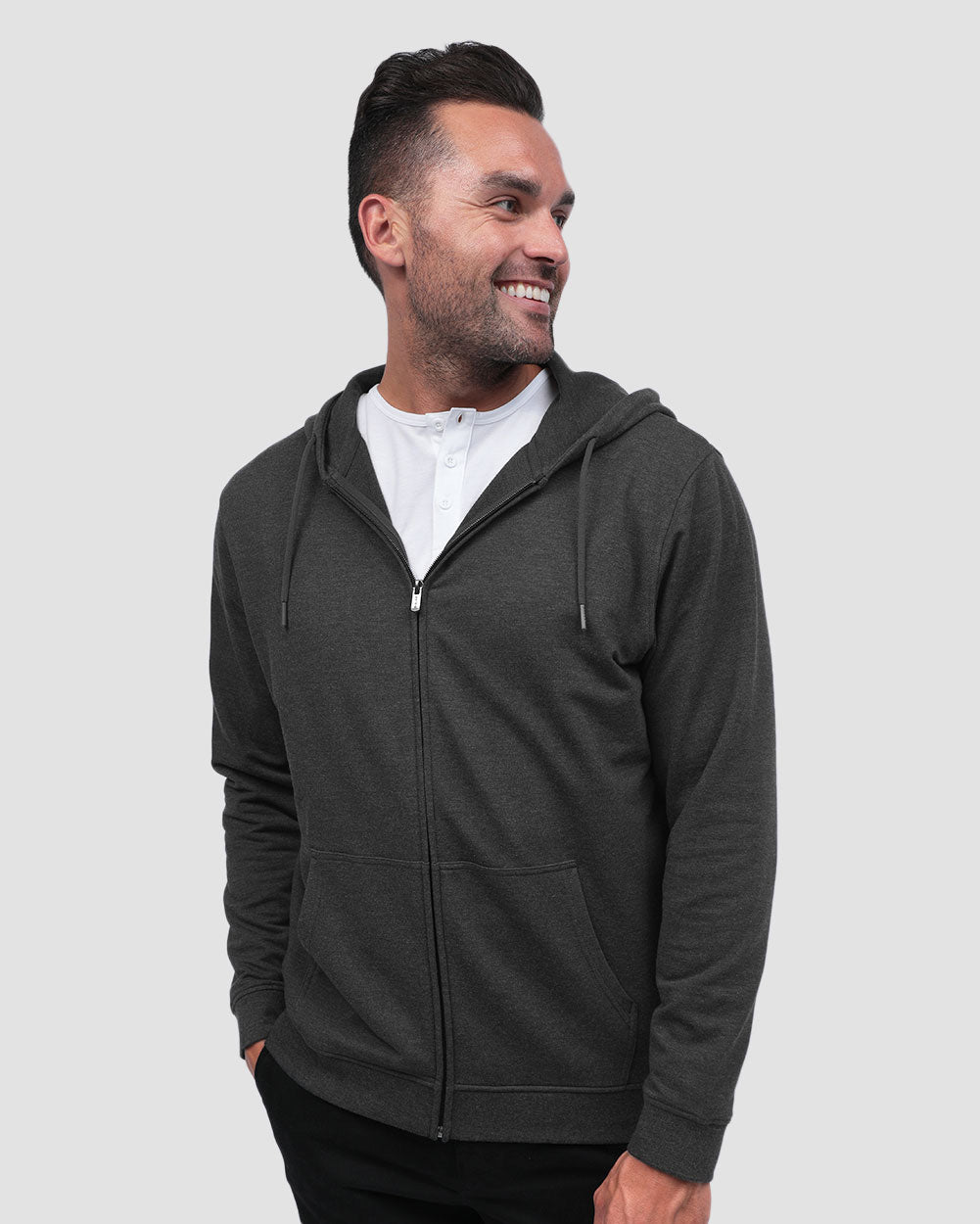 Zip-Up Hoodie - Non-Branded T-Shirts, Sweatshirt | CoreVibeTees.com (Image 2)