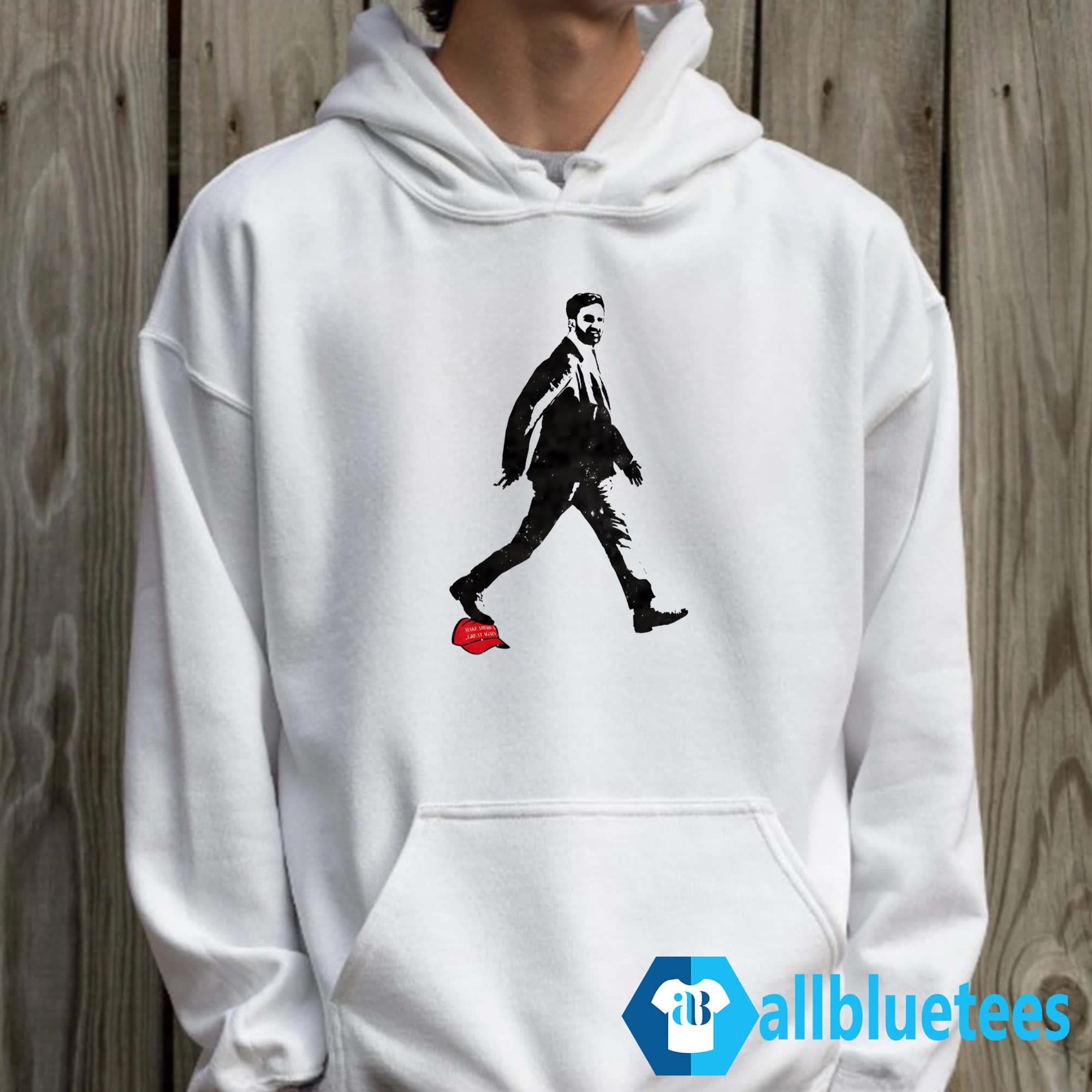 Zohran Mamdani Stepping On Red Hat Shirt