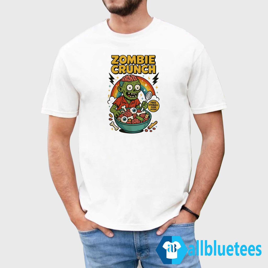 Zombie Crunch Free Eyeball Gum Inside Shirt