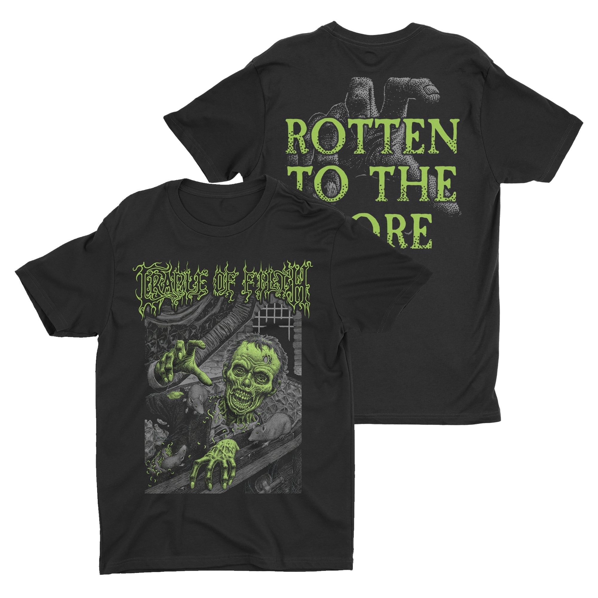 Cradle Of Filth - Rotten To The Core t-shirt Hoodie, Sweatshirt | CoreVibeTees.com (Image 1)