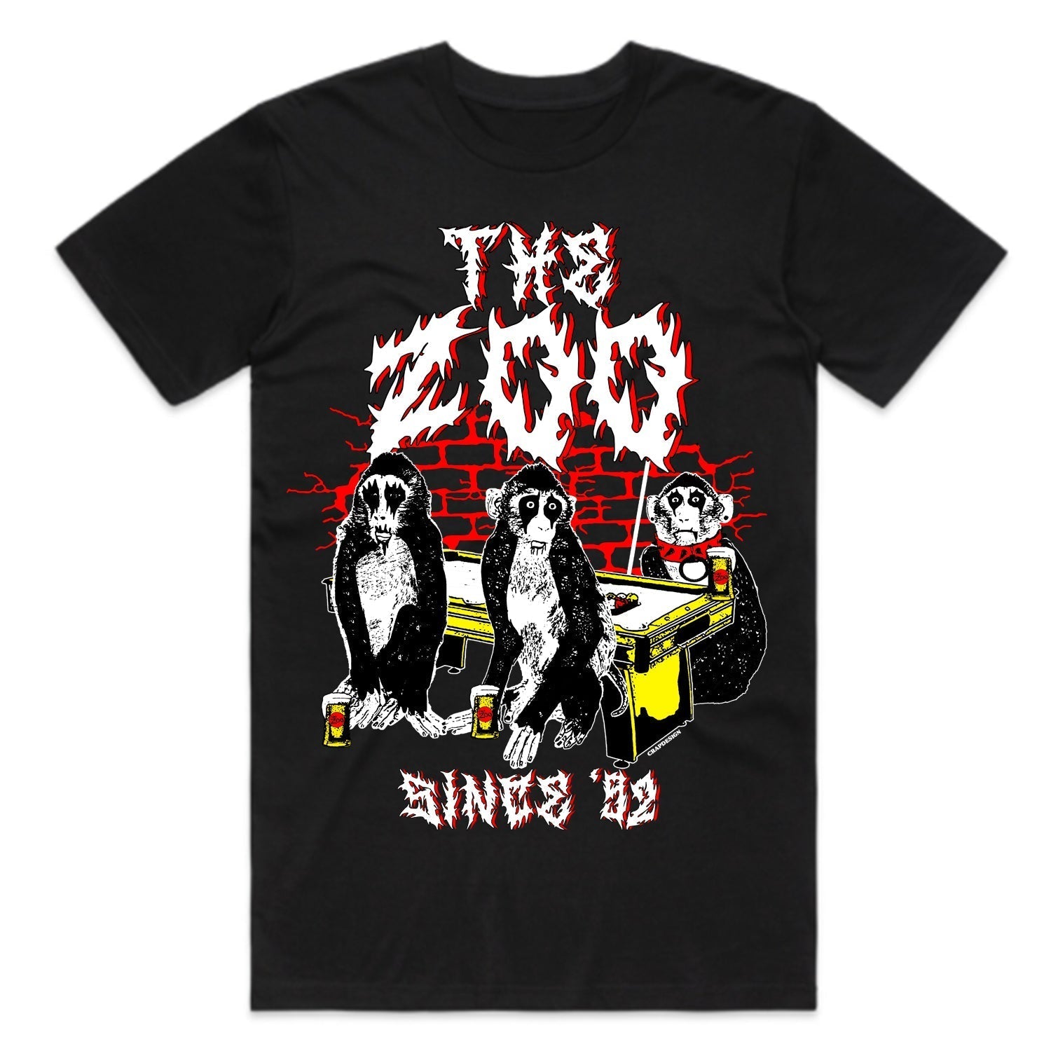 Metal Chimps T-Shirt (Black) Hoodie, Sweatshirt | CoreVibeTees.com