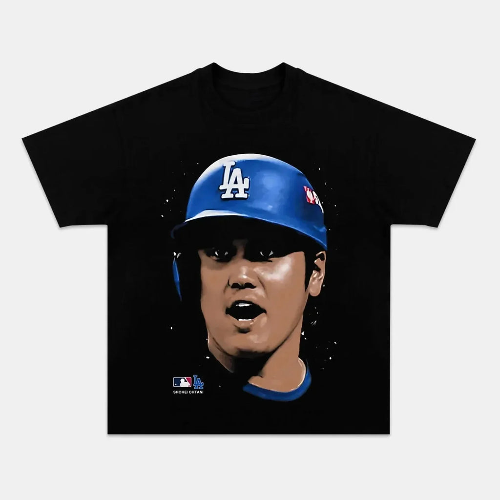 Shohei Ohtani Big Face TEE Hoodie, Sweatshirt | CoreVibeTees.com (Image 1)