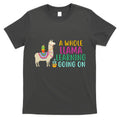 A Whole Llama Learning Going On T-Shirt Hoodie, Sweatshirt | CoreVibeTees.com