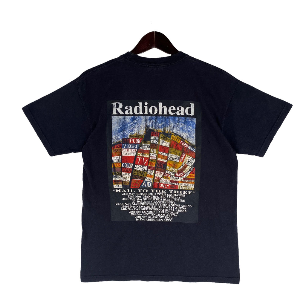 VINTAGE RADIOHEAD experimental rock band / Hail to the Thief album thom yorke 2003 tee shirt Hoodie, Sweatshirt