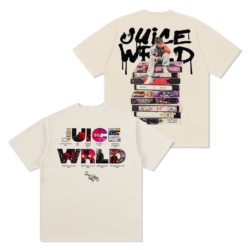 Juice Wrld Signature Tee Hoodie, Sweatshirt | CoreVibeTees.com (Image 2)