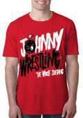 Johnny Wrestling Red T-Shirt Hoodie, Sweatshirt | CoreVibeTees.com