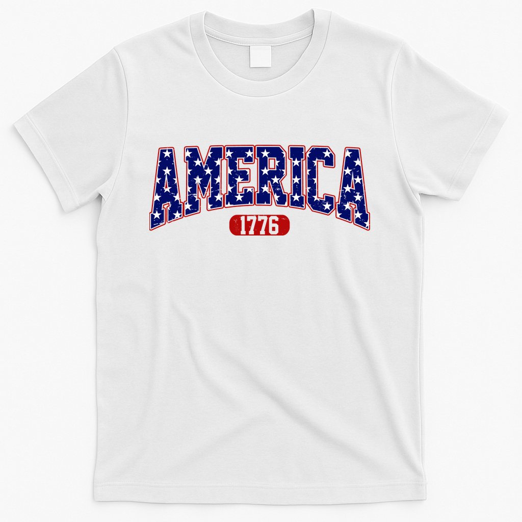 America 1776 Retro 4th Of July Independence Day T-Shirt Hoodie, Sweatshirt | CoreVibeTees.com