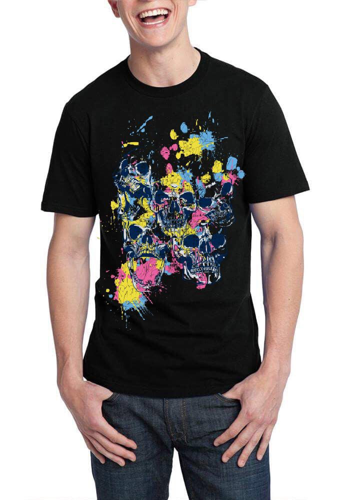 Skulls Black T-Shirt Hoodie, Sweatshirt | CoreVibeTees.com