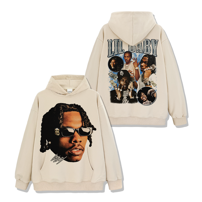 Lil Baby "signature" Hoodie T-Shirts, Sweatshirt | CoreVibeTees.com (Image 3)