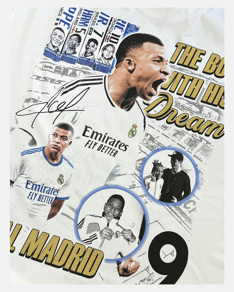 Kylian  MbappÃ© Real Madrid "Signature" Sweatshirt T-Shirts, Hoodie | CoreVibeTees.com (Image 5)