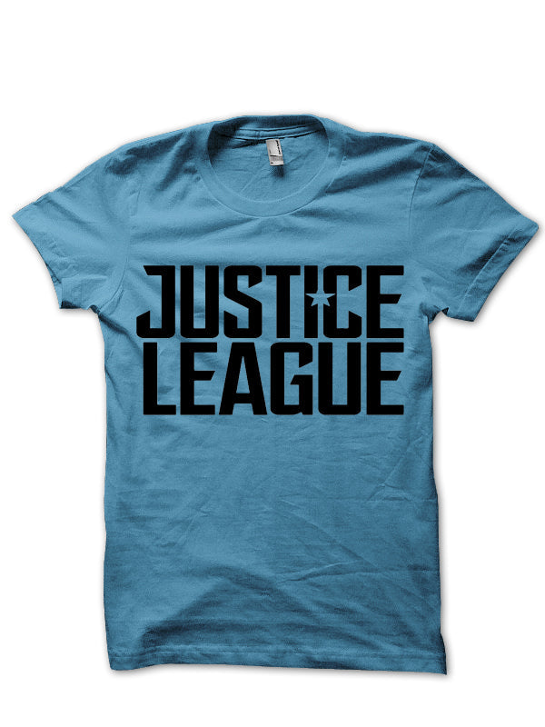 Justice League Light Blue Tee Hoodie, Sweatshirt | CoreVibeTees.com