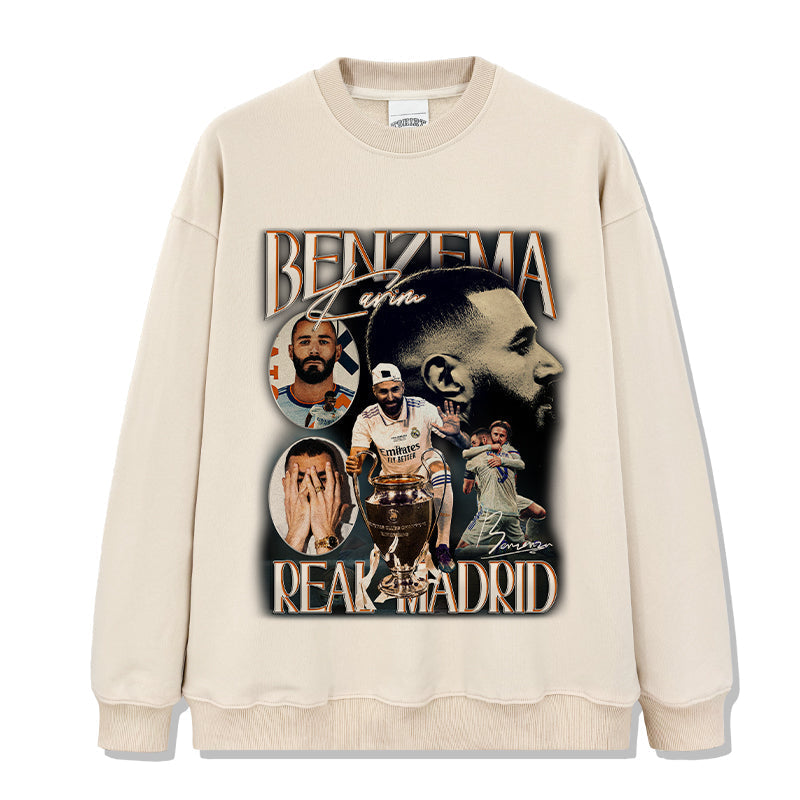 karim Benzema â€œSignatureâ€ Sweatshirt T-Shirts, Hoodie | CoreVibeTees.com (Image 4)