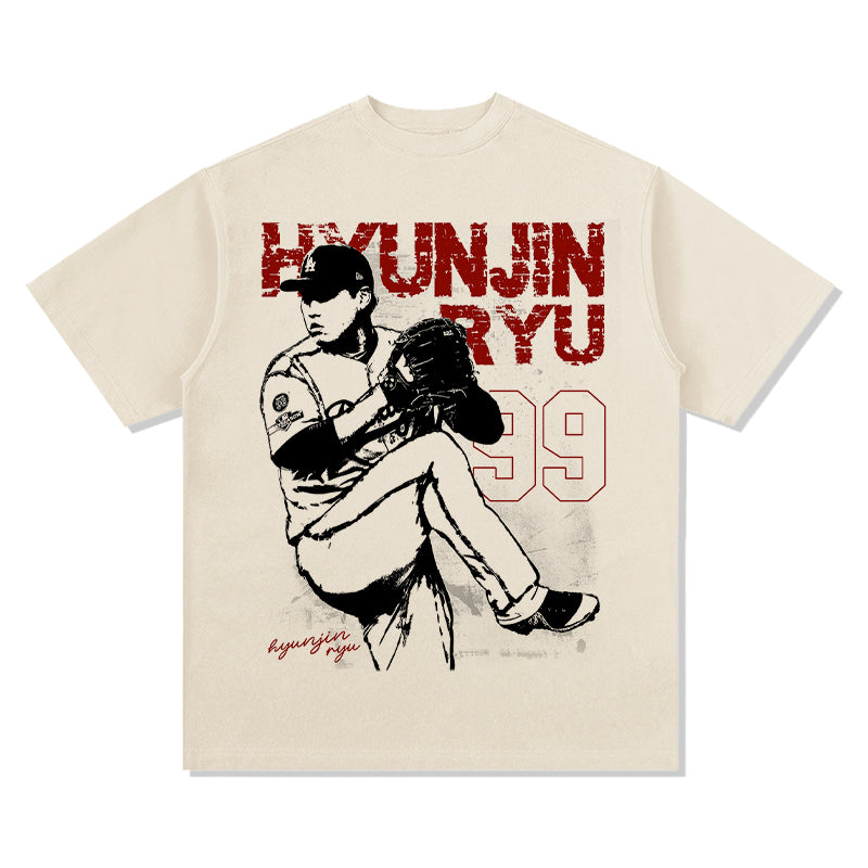Ryu Hyun-jin Tee Hoodie, Sweatshirt | CoreVibeTees.com (Image 2)
