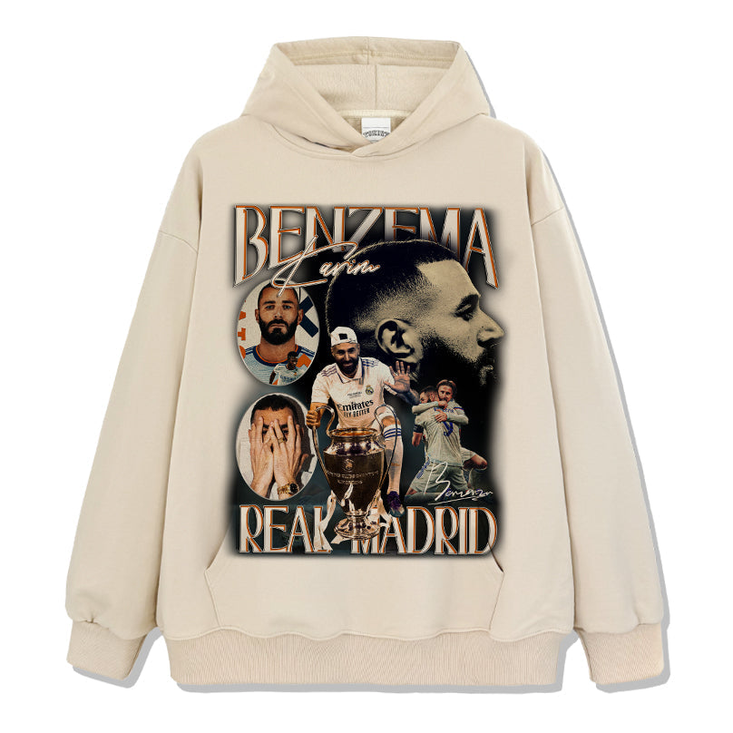 karim Benzema â€œSignatureâ€ Hoodie T-Shirts, Sweatshirt | CoreVibeTees.com (Image 4)