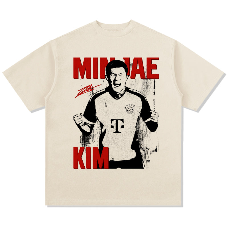 Kim Min-jae "Signature" Tee Hoodie, Sweatshirt | CoreVibeTees.com (Image 2)