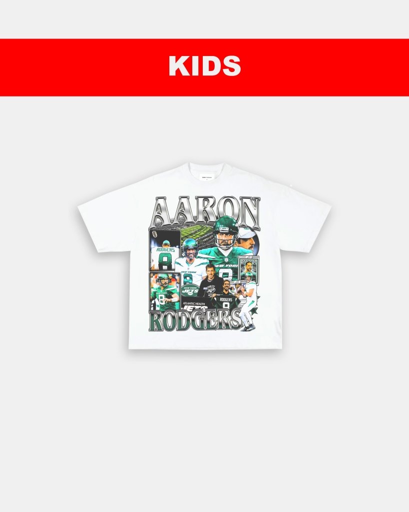 AARON RODGERS - JETS - KIDS TEE Hoodie, Sweatshirt | CoreVibeTees.com (Image 3)
