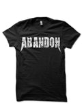 Abandon Half Sleeve Black T-Shirt Hoodie, Sweatshirt | CoreVibeTees.com