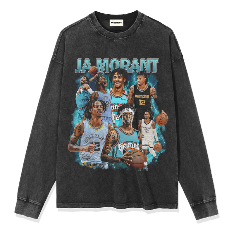 Ja Morant Sweatshirt NBA 2024 Style001 T-Shirts, Hoodie | CoreVibeTees.com (Image 2)