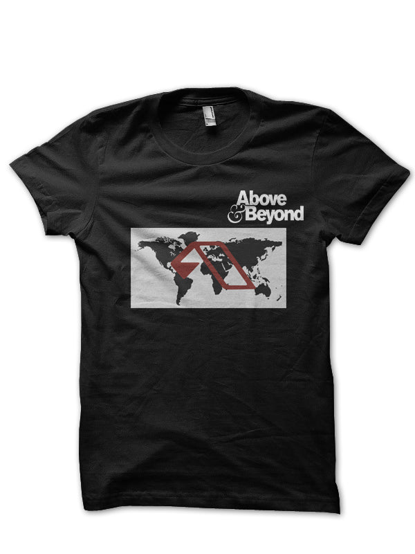 Above & Beyond Black T-Shirt Hoodie, Sweatshirt | CoreVibeTees.com