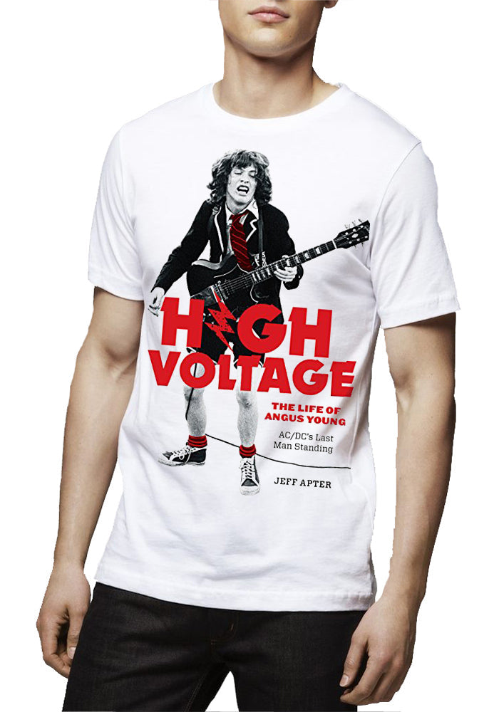 AC DC High Voltage White T-Shirt Hoodie, Sweatshirt | CoreVibeTees.com