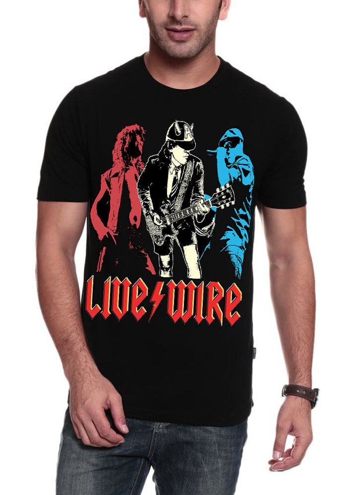 AC DC Live Wire Black T-Shirt Hoodie, Sweatshirt | CoreVibeTees.com