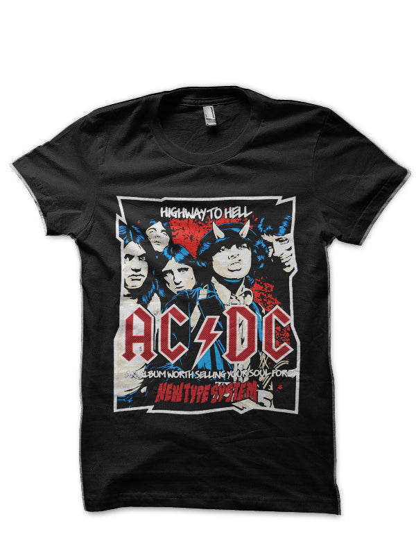 AC/DC â€“ Guitar Black T-Shirt Hoodie, Sweatshirt | CoreVibeTees.com