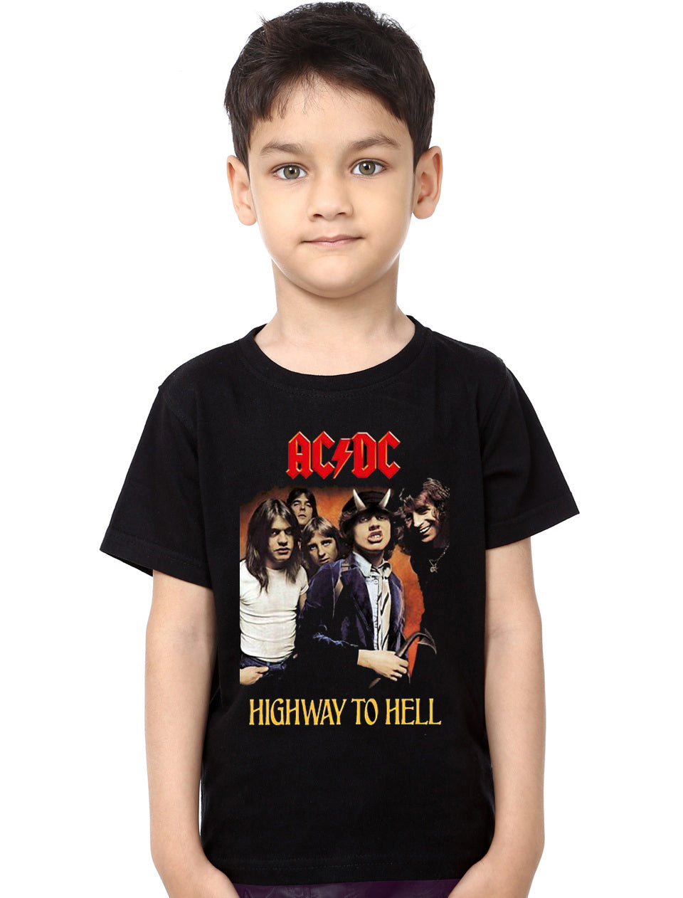 AC DC Rock Band Kids Black T-Shirt Hoodie, Sweatshirt | CoreVibeTees.com