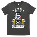 Abe Drinkin Patriotic American Abraham Lincoln Drinking T-Shirt Hoodie, Sweatshirt | CoreVibeTees.com