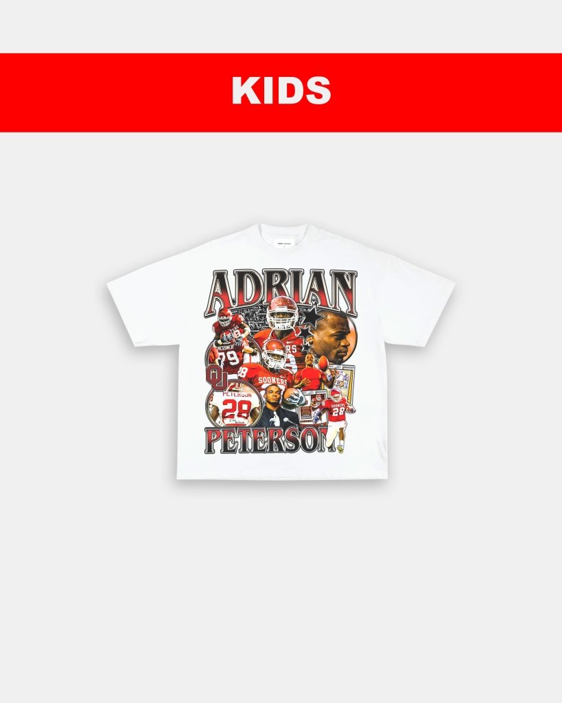ADRIAN PETERSON - OKLAHOMA - KIDS TEE Hoodie, Sweatshirt | CoreVibeTees.com (Image 2)
