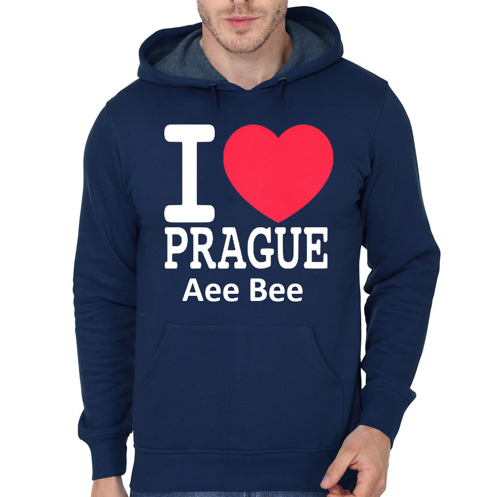 I Love Prague Black Hoodie T-Shirts, Sweatshirt | CoreVibeTees.com