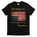 American Flag Distress Upside Down Thomas Jefferson Patriot T-Shirt Hoodie, Sweatshirt | CoreVibeTees.com