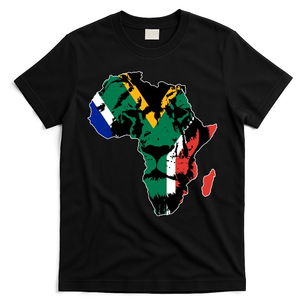 African Lion Flag T-Shirt Hoodie, Sweatshirt | CoreVibeTees.com