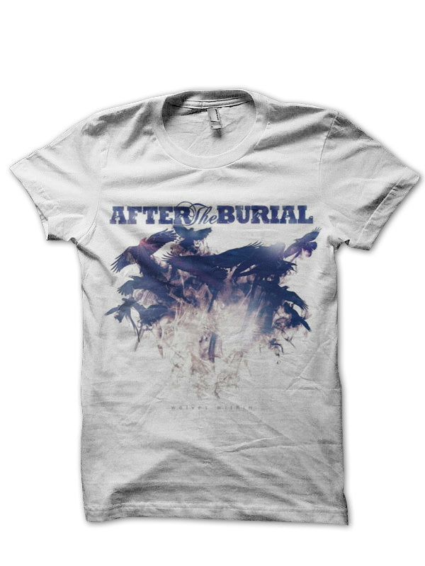 After The Burial White T-Shirt Hoodie, Sweatshirt | CoreVibeTees.com