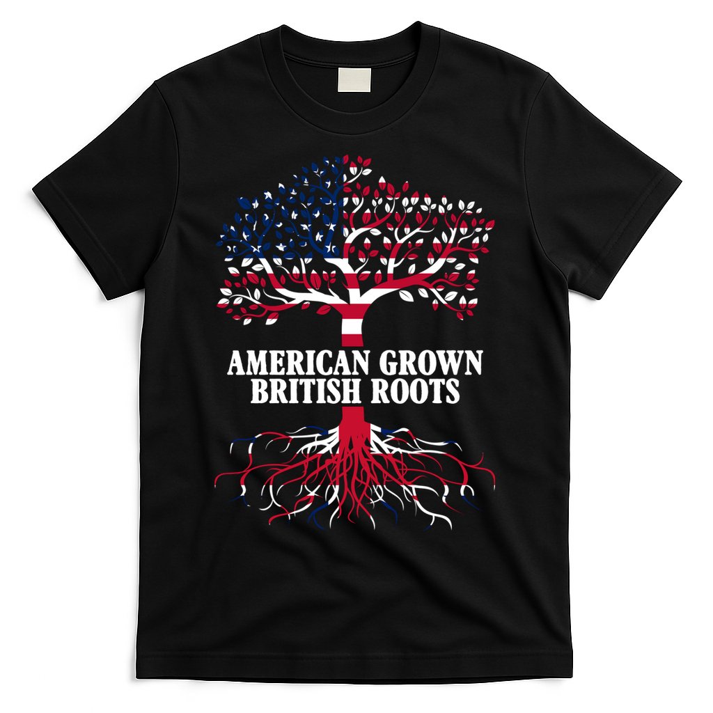 American Grown British Roots T-Shirt Hoodie, Sweatshirt | CoreVibeTees.com