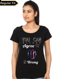 Agree With Me Black Top T-Shirts, Hoodie, Sweatshirt | CoreVibeTees.com