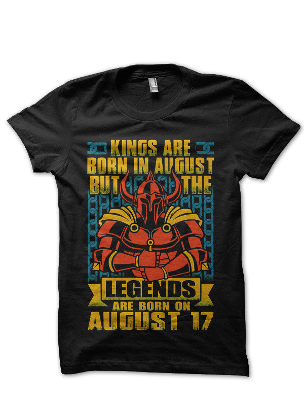 Born In August Customizable Black T-Shirt (Your Date Can Be Printed) Hoodie, Sweatshirt | CoreVibeTees.com