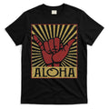 Aloha Hawaiian Hawaii Vintage Distressed Shaka Sign T-Shirt Hoodie, Sweatshirt | CoreVibeTees.com