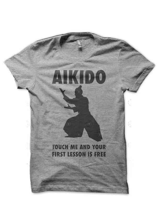 Aikido Gifts Grey Melange T-Shirt Hoodie, Sweatshirt | CoreVibeTees.com